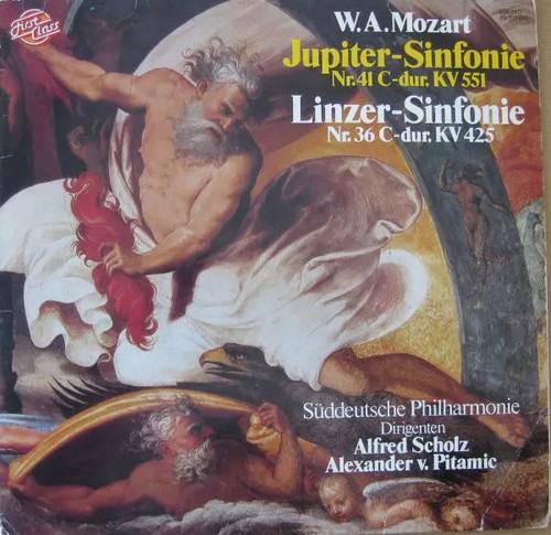 Mozart jupiter sinfonie - lp, jupiter-sinfonie