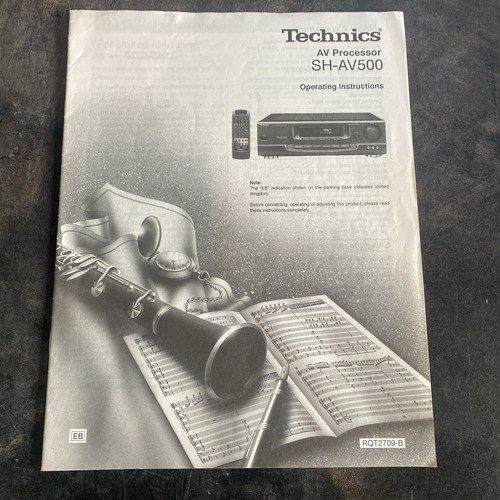 Technics manuale istruzioni - technics,