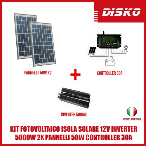 Kit fotovoltaico isola solare - kit,