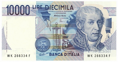 10000 lire banca italia - banca, d'italia