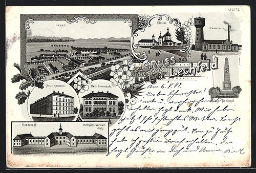 Litografia lager lechfeld - lager,