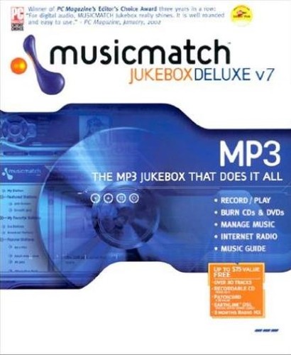 Musicmatch jukebox deluxe pc - 7,