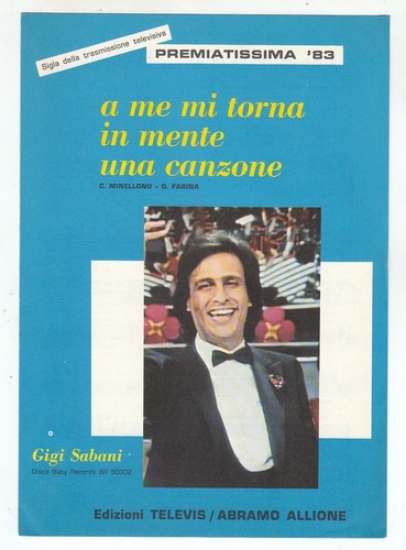 Spartito gigi sabani mi - sabani, a