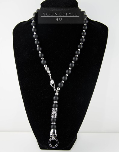 Collana uomo donna onice