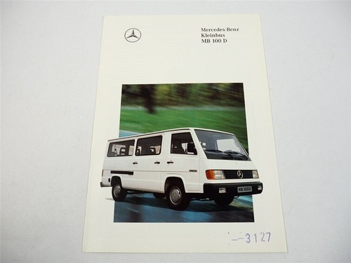 Mercedes benz mb100d depliant - benz,