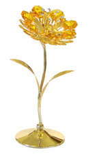 GIRASOLE GOLD CRYSTOCRAFT BOMBONIERE DI LUSSO