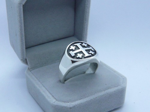 Anello croce gerusalemme - croce,