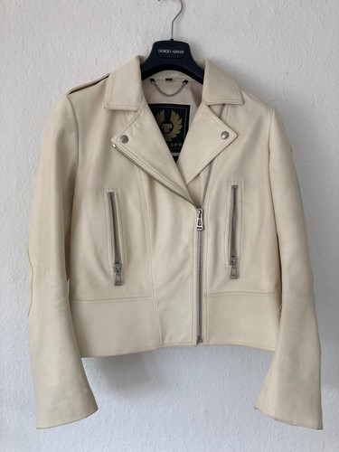 Giacca pelle belstaff biker - di,