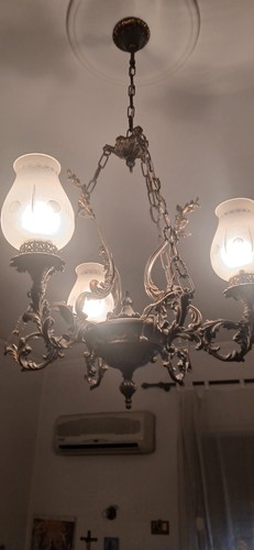 Lampadario antico set completo - antico,