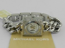 Orologio Michael Kors Donna MK Catena Lucchetto Quarzo Tre Lancette Acciaio Inox