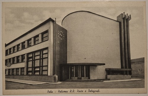 Pola cartolina palazzo - pola,