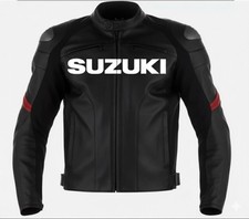 SUZUKI GSXR Giacca Moto Pelle