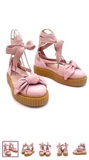 Scarpe Puma Fenty rosa fiocco