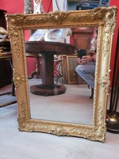 Specchiera in legno dorato e stucchi Metà '800 Francia