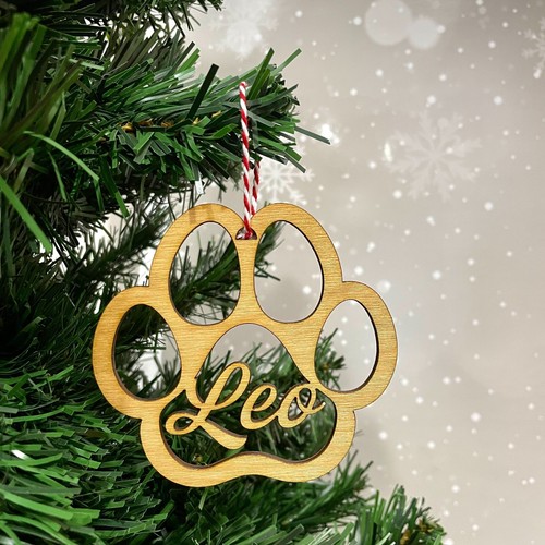 Pallina natale legno a - di,