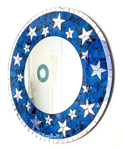 Specchio parete mosaico - da,