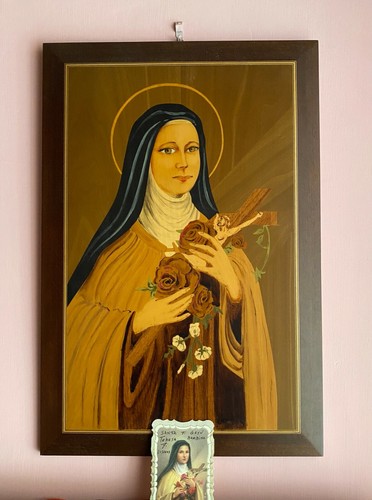 Santa teresa quadro - teresa, intarsio
