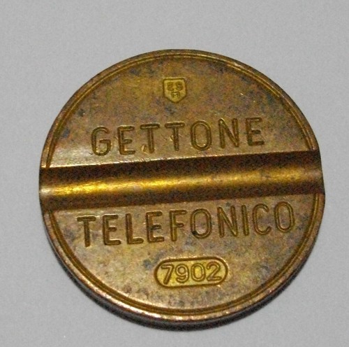 Gettone telefonico sip 7902 - telefonico,