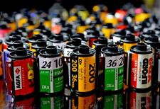 100 Rullini Foto 35mm Senza Pellicola-VUOTI- Con Linguetta