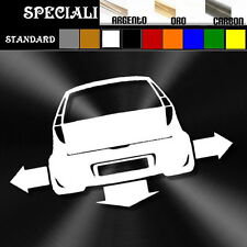 adesivo sticker fiat PUNTO 2 MK2  tuning down-out dub prespaziato,auto decal