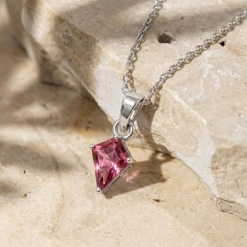 Ciondolo tormalina rosa - ciondolo,