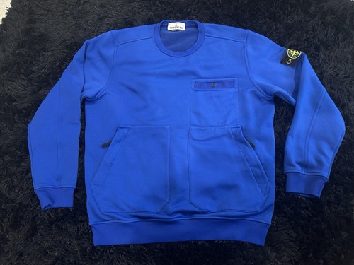 Stone island blue - stone, neck