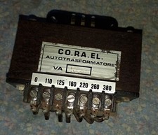 CO.RA.EL.  Trasformatore I 1000 VA I 220V  110V  125V  160V  260V  380V |