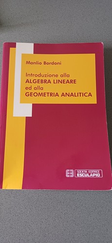 Introduzione algebra lineare - , e
