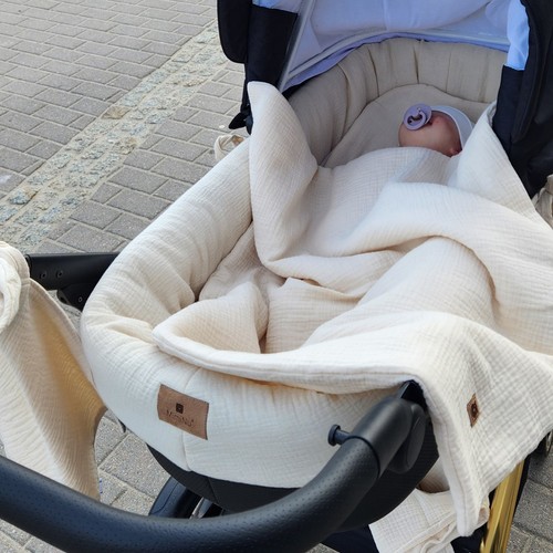 Set passeggino mussola 5 - set,