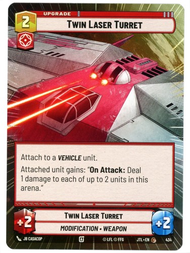 Twin laser turret hyperspace - twin,