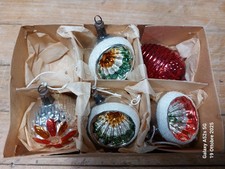 1 PALLA PALLINA DI NATALE DECORAZIONI NATALIZIE ALBERO VINTAGE