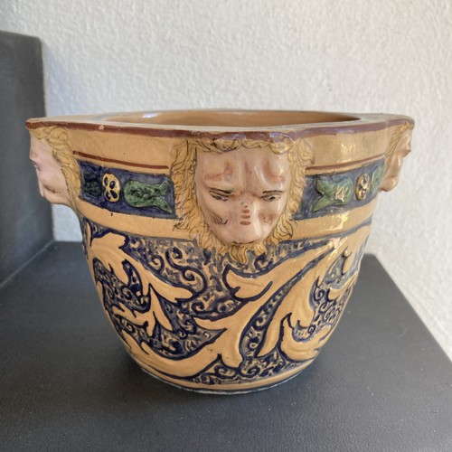 Vaso ceramica maiolicata - vaso,