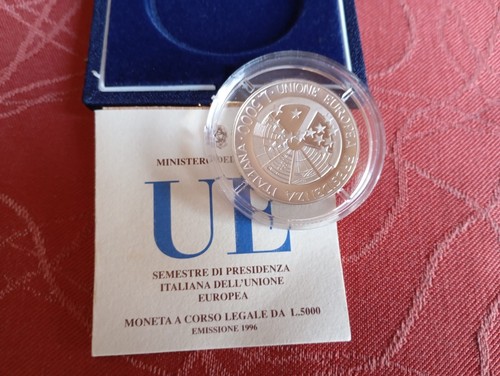 5000 lire argento 1996 - argento,