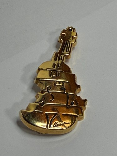Broche pendentif violon - broche, /