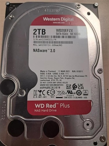 Western digital red - red, plus