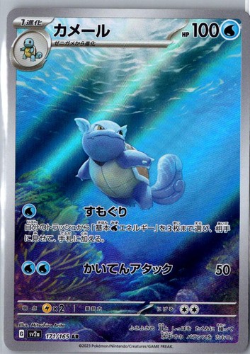 Wartortle 171 165 art rare - art,
