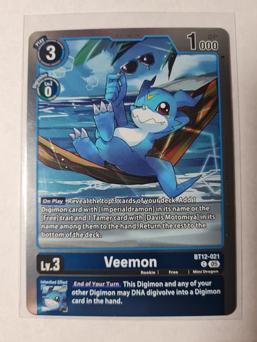 Digimon veemon bt12 - bt12-021, ·