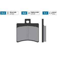 Pastiglie freno POLINI sinterizzate per APRILIA 250 ATLANTIC 2004-2005