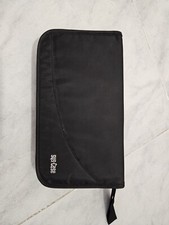 Sys-Case Custodia Porta CD DVD Raccoglitore Wallet per 120 Dischi, Nero