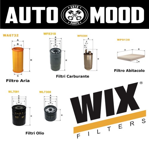 Kit filtri tagliando - kit, fiat
