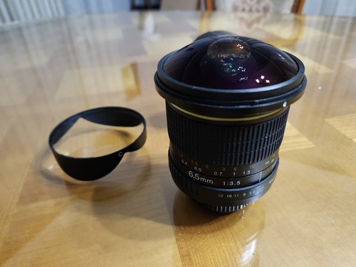 Opteka 5mm fish eye nikon - 6.5mm, fish-eye