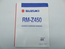 Suzuki RM-Z 450 2008 Owners