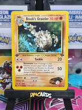 Pokemon Brock's Graveler 34/132 Prima Edizione| Gym Challenge Eng| Exc/Near Mint