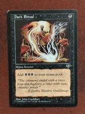 MTG DARK RITUAL  PLAYED - RITO