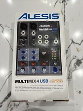 SOLO UNO ELENCATO NELLA SCATOLA - Alesis MultiMix 4 Mixer audio USB 4 canali