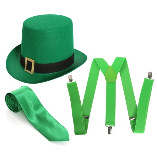 Costume irlandese verde feltro - irlandese,