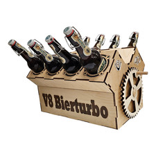 Motore birra V8 con incisione