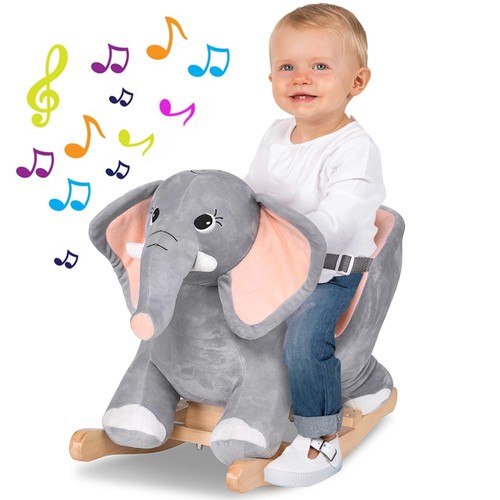 Elefante dondolo cavalcabile - a,