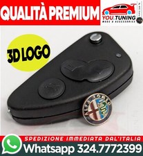 Kit Riparazione per Chiave Originale Alfa Romeo GT 146 156 166 Brera + Logo3D -