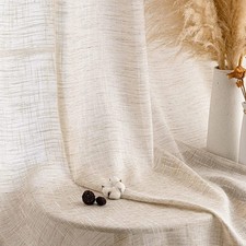 Rideau Voilage Lin Salon Voile